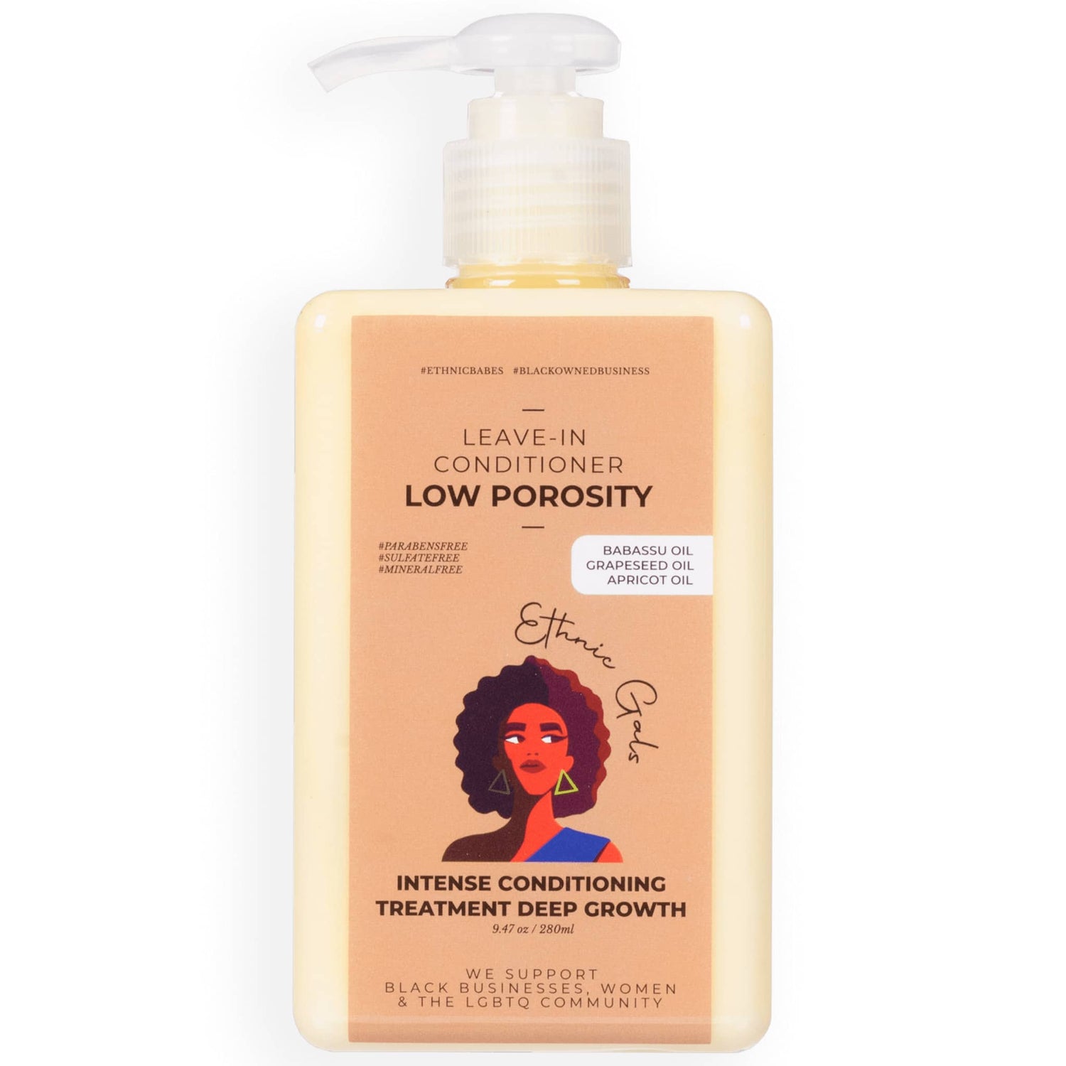 Wheat DEEP MOISTURE low porosity leave-in conditioner Ethnic Gals