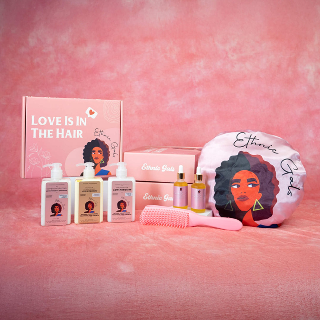 Pale Violet Red FULL WASHDAY low porosity bundle Ethnic Gals