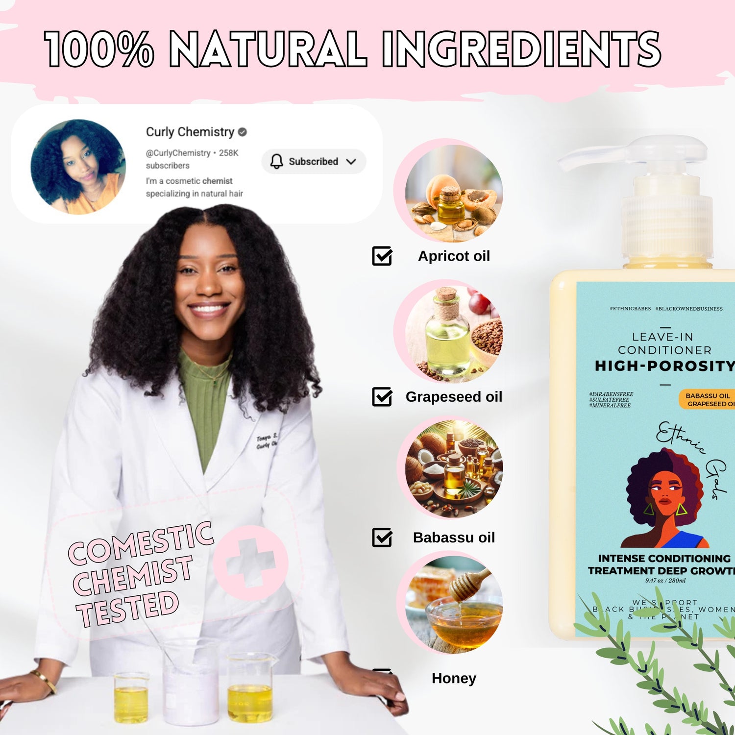 DEEP MOISTURE high porosity leave-in conditioner