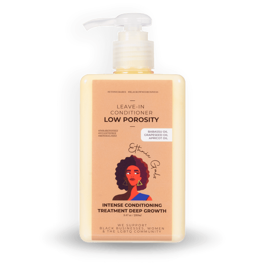 Ethnic Gals Low Porosity Leave-In Conditioner - Deep Moisture Hydration 250mL for Natural & Curly Hair