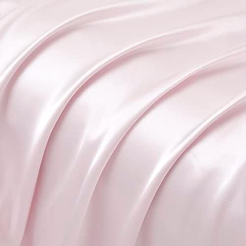 PERFECT SLEEP pink satin pillowcase