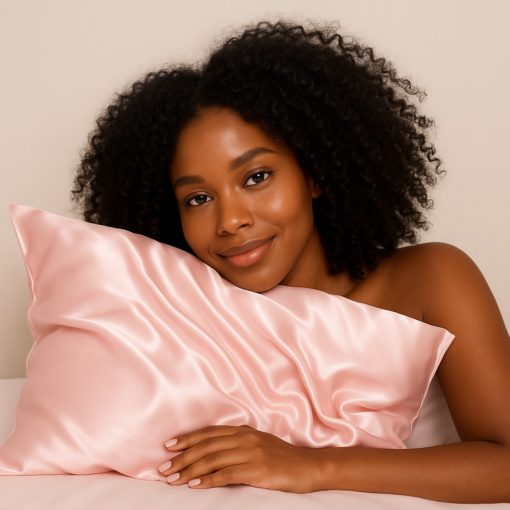 Pink Satin Pillowcase - Pack of 2 Soft, Smooth & Luxurious