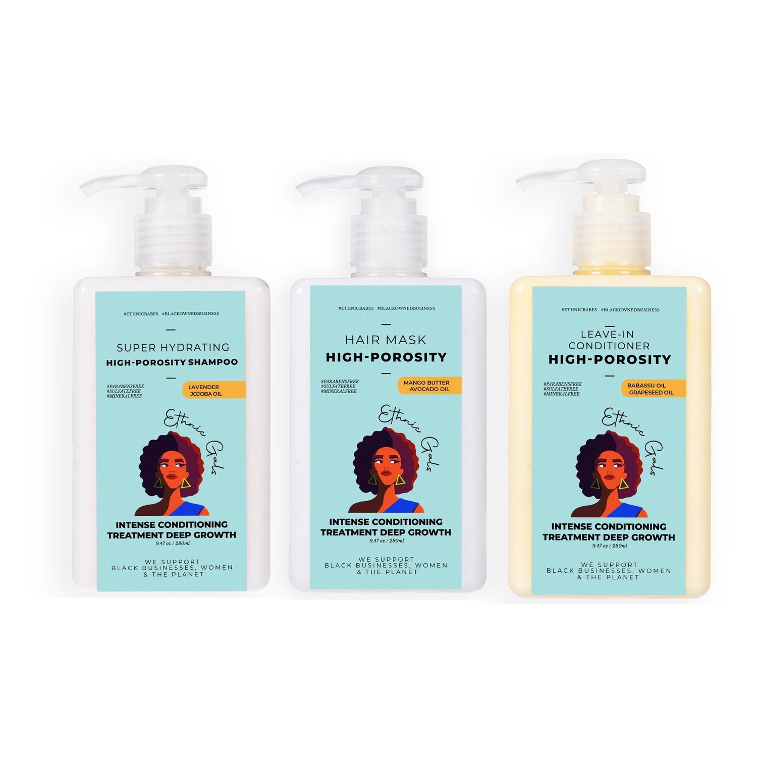 Light Gray REFILL high porosity hair bundle Ethnic Gals