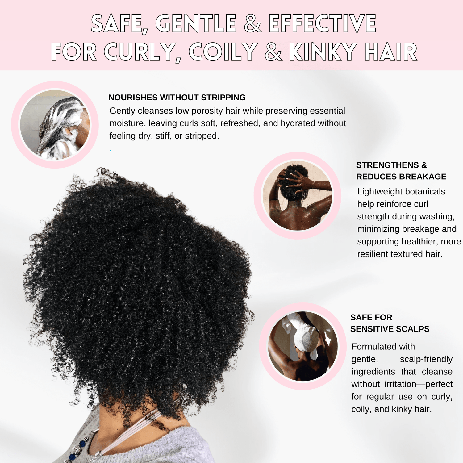 Black SUPER HYDRATING low porosity shampoo Ethnic Gals