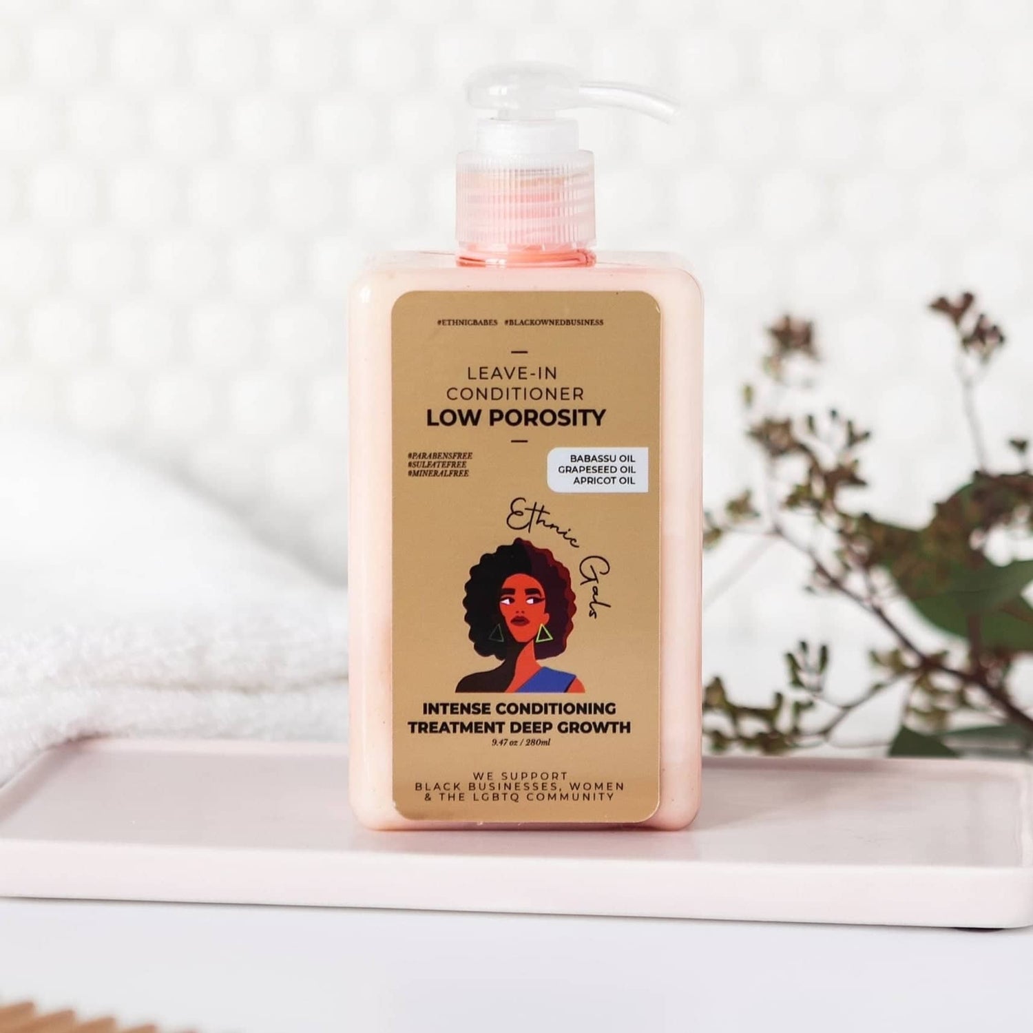 Antique White DEEP MOISTURE low porosity leave-in conditioner Ethnic Gals