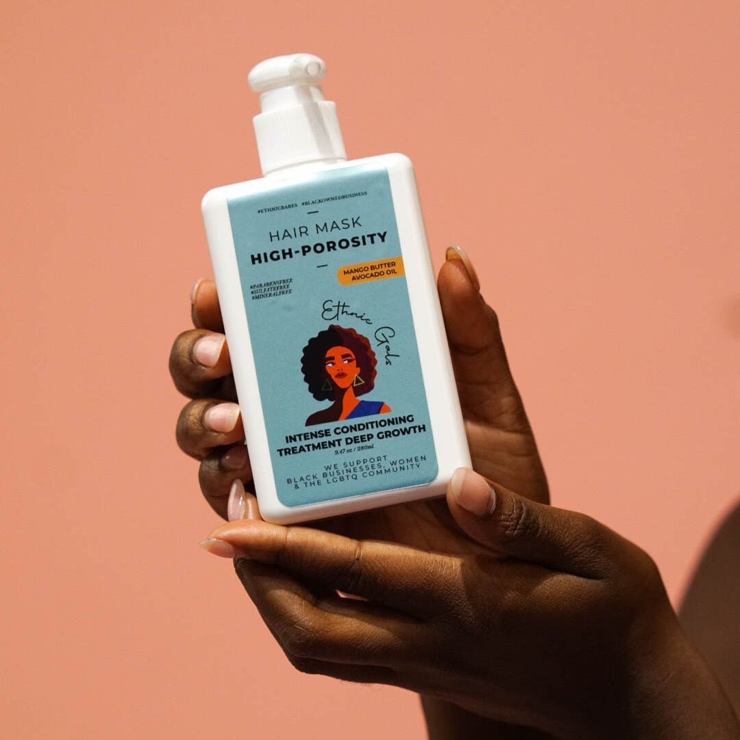 Dark Salmon DEEP REPAIR high porosity hair mask Ethnic Gals