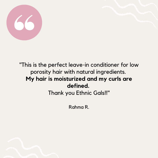 Leave - in Conditioner Low Porosity Deep Moisture - Ethnic Gals