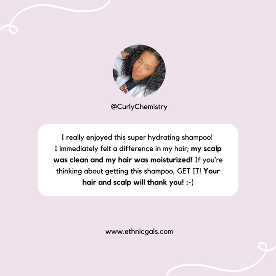 Super Hydrating Low Porosity Shampoo 280ML - Ethnic Gals