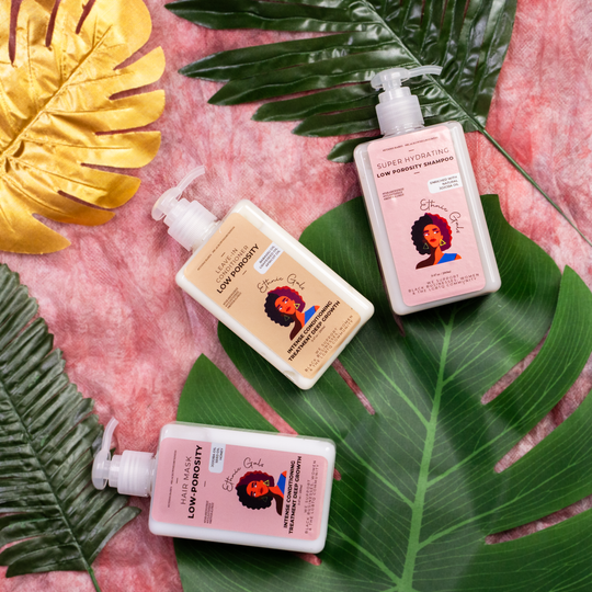 Full Wash Day Bundle (Low Porosity Shampoo, Hair Mask, Leave-In Conditioner & Hair Oil) - Perfect for Subscriptions