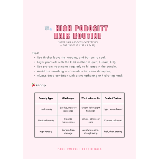 Lavender Blush Curls Reborn - Hair Growth Guide Ebook Ethnic Gals