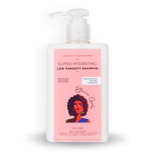 Low Porosity Shampoo - Super Hydrating 250ml - Moisture-Rich Cleanser for Natural, Curly & Color-Treated Hair