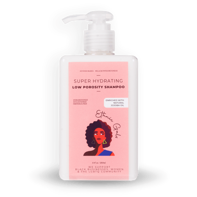Ethnic Gals Low Porosity Shampoo - Super Hydrating Cleanser 250ml for Natural & Curly Hair