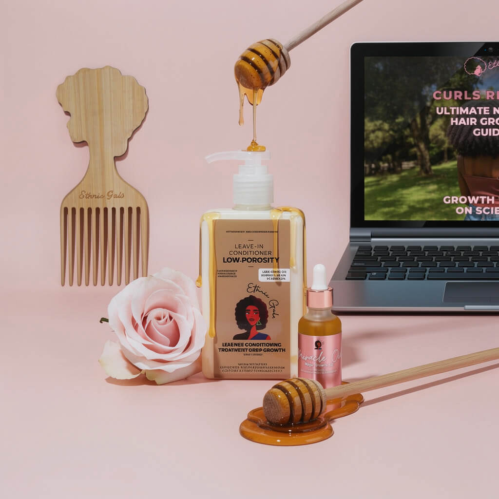 Low Porosity Deep Growth Moisture Leave-In Conditioner Mini Bundle