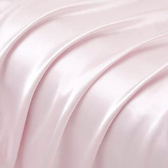 Light Gray PERFECT SLEEP pink satin pillowcase Ethnic Gals