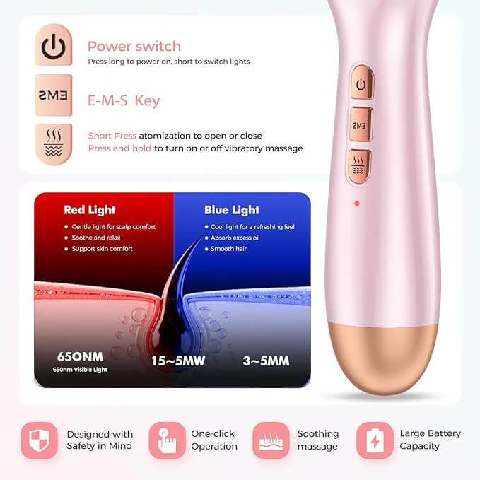 Red Light Therapy Mister Comb