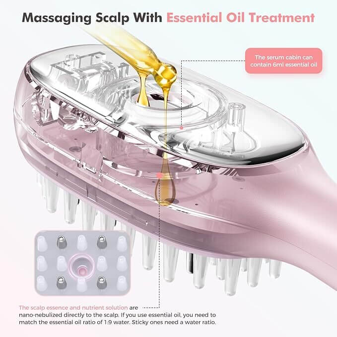 Red Light Therapy Mister Comb