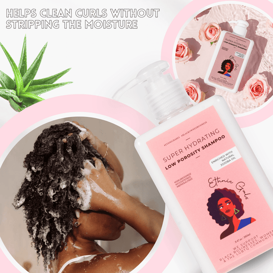 Antique White SUPER HYDRATING low porosity shampoo Ethnic Gals