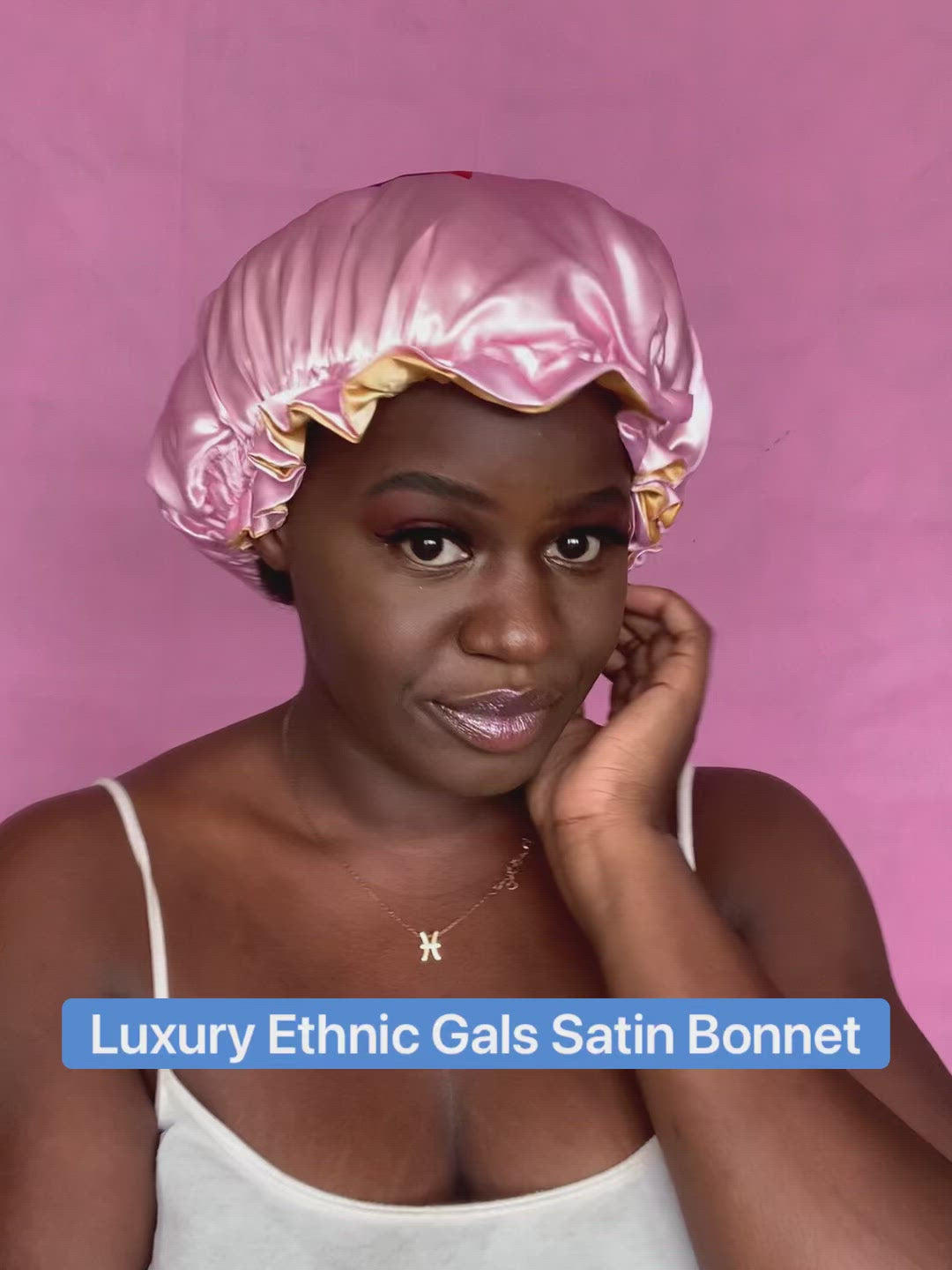 Luxury Satin Bonnet Ethnic Gals